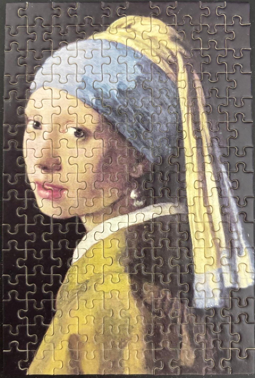 jigsaw puzzle of 'the girl with the pearl earring'